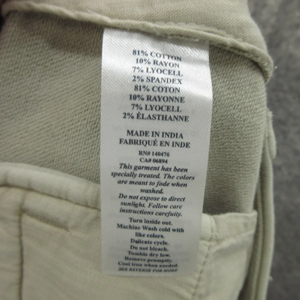 Faherty Men's Chino Shorts 42 Stone Cotton Blend Stretch Terry 7